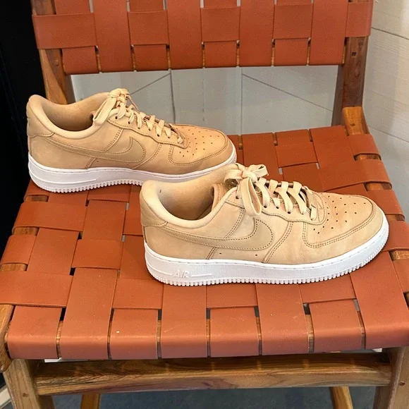 Unisex Nike Air Force 1 Low Premium in Vachetta Tan Leather - Women’s Size 8 - Picture 2 of 7